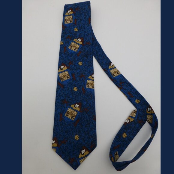 Looney Tunes Vintage 1995 Tasmanian Devil Tie - Picture 2 of 7